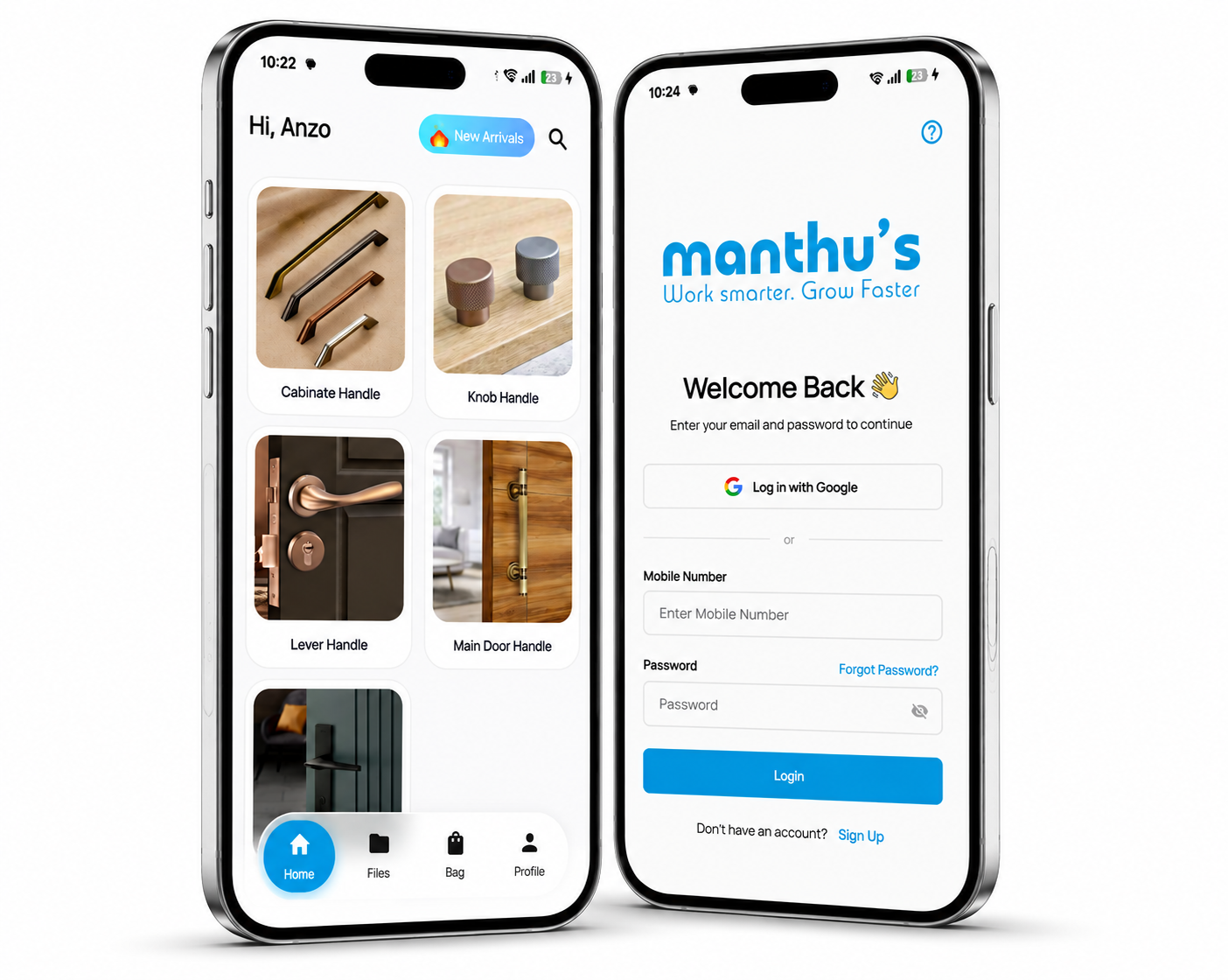 Manthus Dashboard Preview